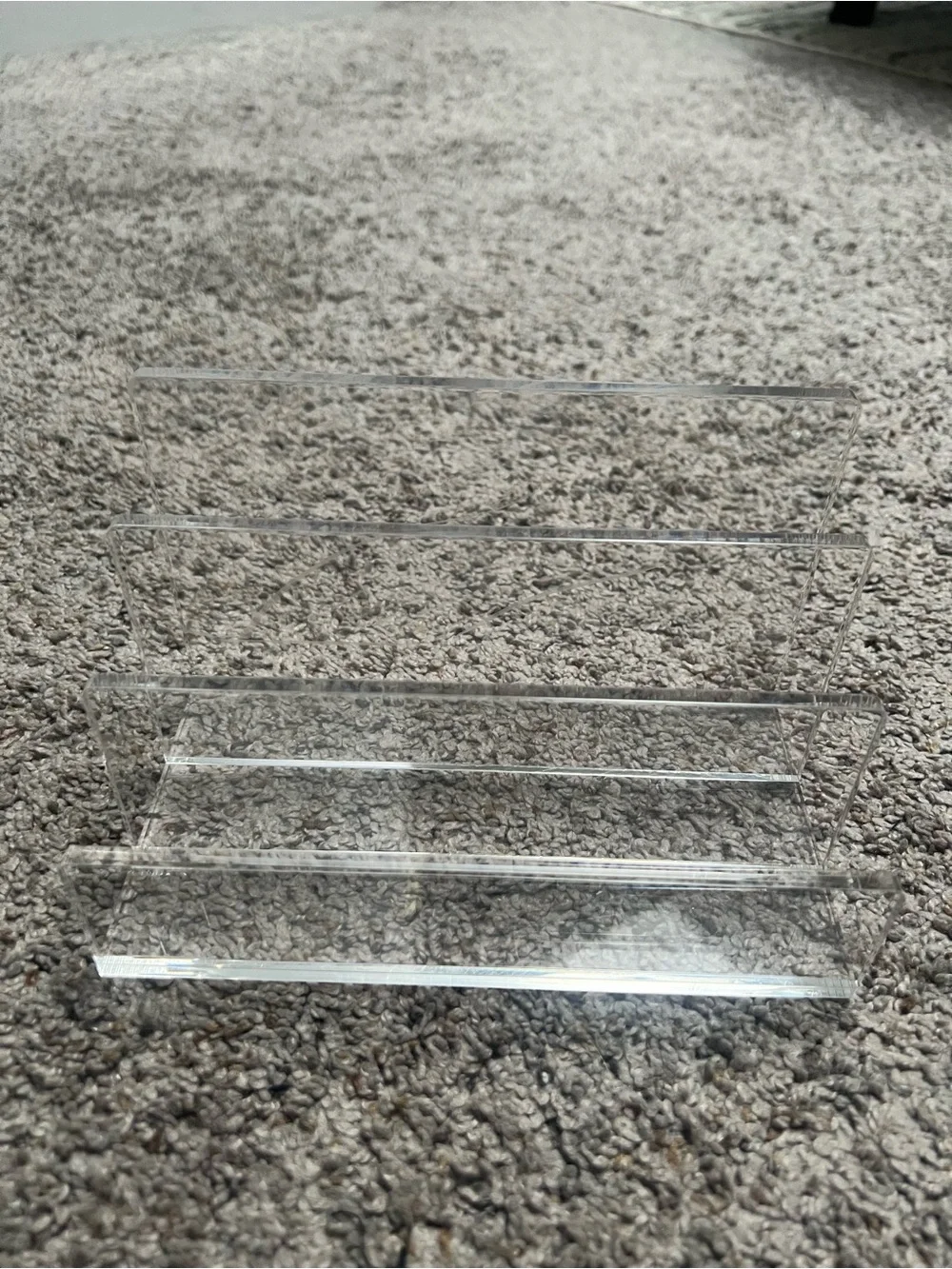 Clear Acrylic Stand Organizer Trio